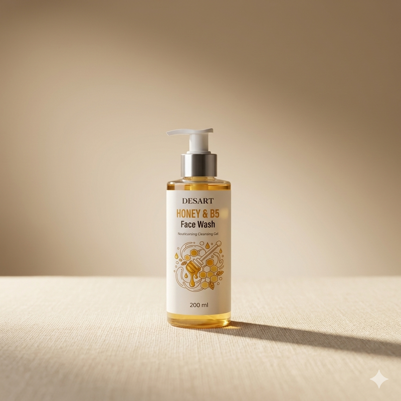 Honey & B5 Face Wash — DESART cosmétiques naturels Maroc